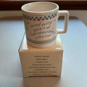 Hiding Bear Kid’s Mug